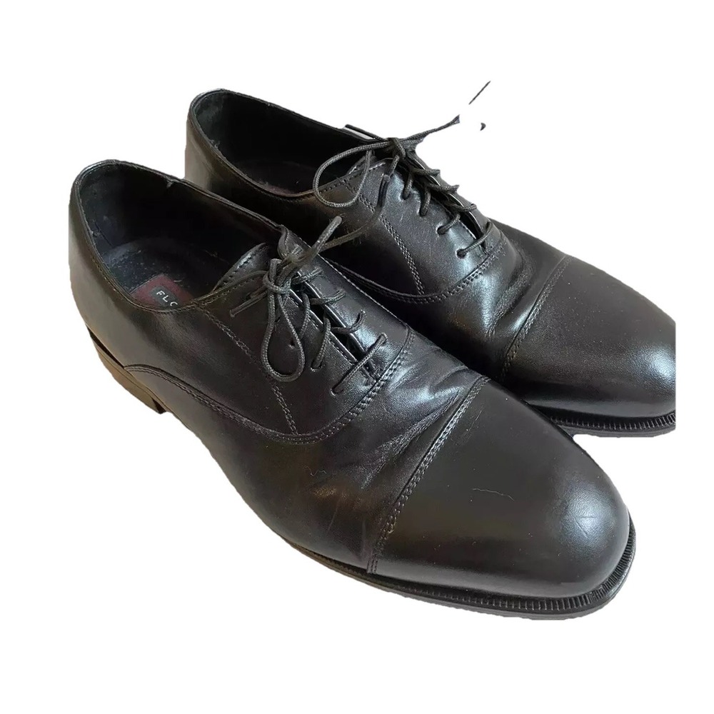 Florsheim Men's  Shoes 9D‎ Black Comfortech Low-Top leather  Lace-Up